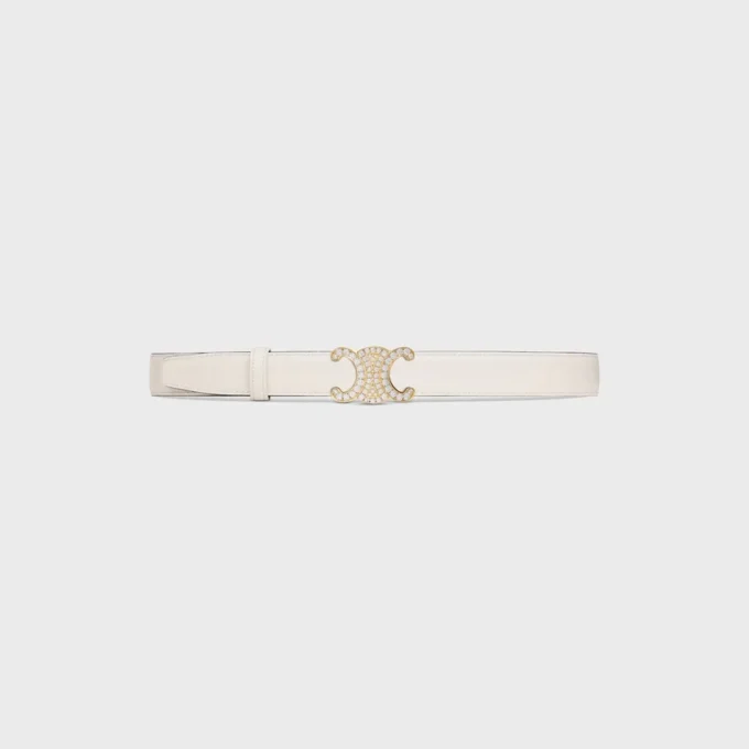 Triomphe Buckle & Reversible Strap 25Mm Triomphe Buckle & Reversible Strap 25Mm
