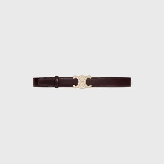 Triomphe Buckle & Reversible Strap 25Mm Triomphe Buckle & Reversible Strap 25Mm