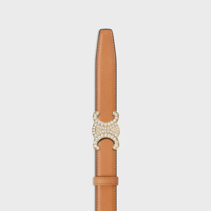 Triomphe Buckle & Reversible Strap 25Mm Triomphe Buckle & Reversible Strap 25Mm