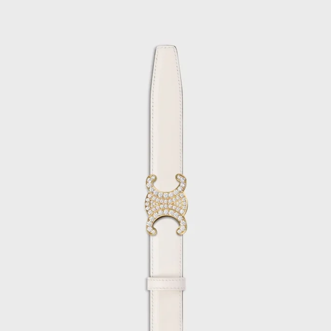 Triomphe Buckle & Reversible Strap 25Mm Triomphe Buckle & Reversible Strap 25Mm