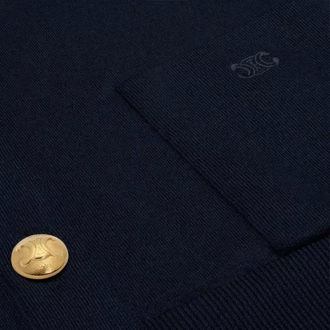 Triomphe Cardigan in Fine Wool Triomphe Cardigan in Fine Wool