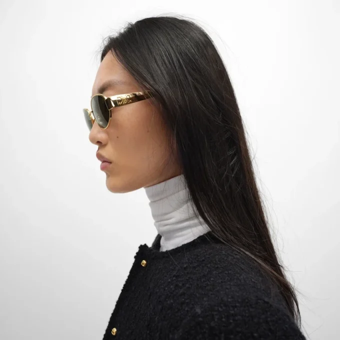 Triomphe Metal 01 Sunglasses in Metal