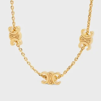 Triomphe Mini Triomphe Bracelet in Brass with Gold Finish Triomphe Mini Triomphe Bracelet in Brass with Gold Finish