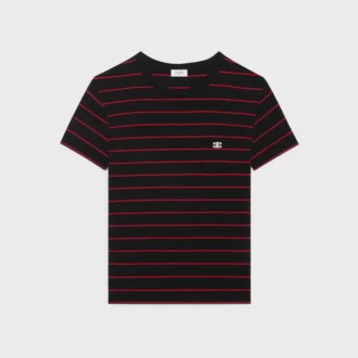 Triomphe Regular T-Shirt in Striped Jersey Triomphe Regular T-Shirt in Striped Jersey
