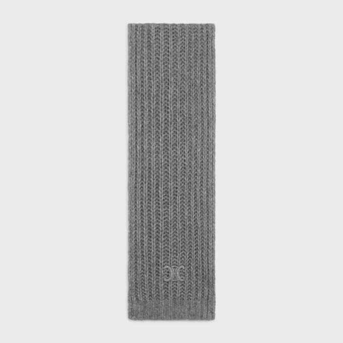 Triomphe Scarf in Cashmere, Wool and Silk
