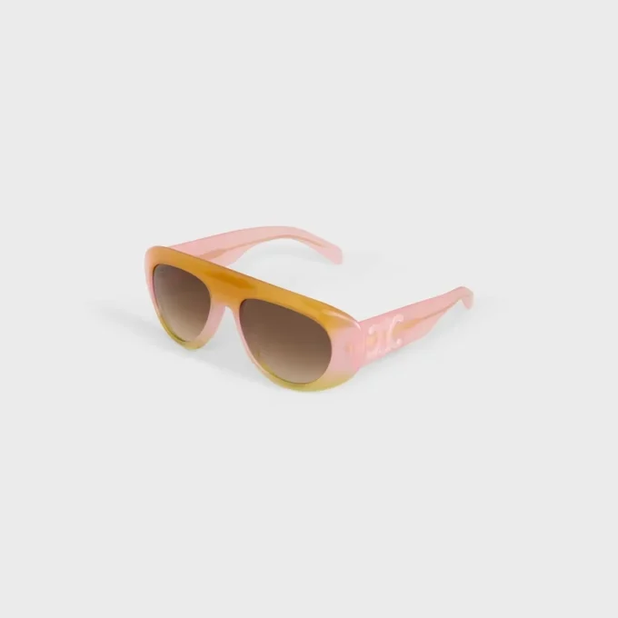 Triomphe Stamp 01 Sunglasses in Acetate Triomphe Stamp 01 Sunglasses in Acetate