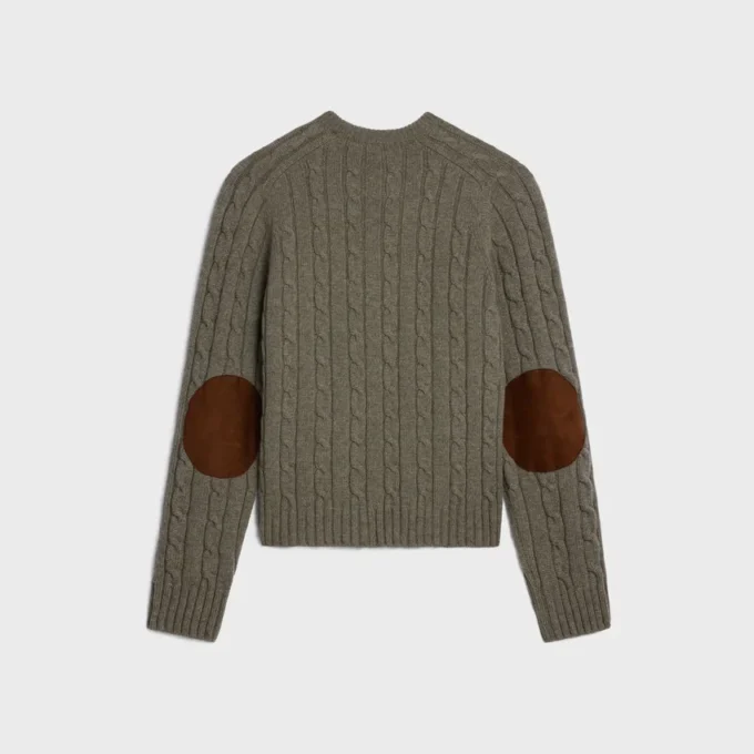 Triomphe Sweater in Cable-Knit Cashmere
