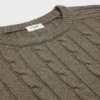 Triomphe Sweater in Cable-Knit Cashmere