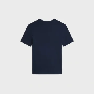 Triomphe T-Shirt in Ribbed Cotton Jersey