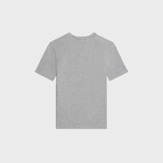 Triomphe T-Shirt in Ribbed Cotton Jersey