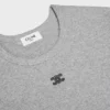 Triomphe T-Shirt in Ribbed Cotton Jersey