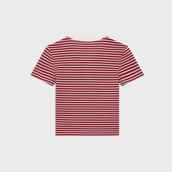 Triomphe T-Shirt in Striped Jersey Triomphe T-Shirt in Striped Jersey