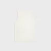 Triomphe Tank Top in Ribbed Cotton Silk