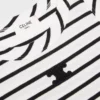 Triomphe Tank Top in Striped Silk Jersey