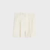 Triple-Pleated Masculin Shorts in Striped Wool Triple-Pleated Masculin Shorts in Striped Wool