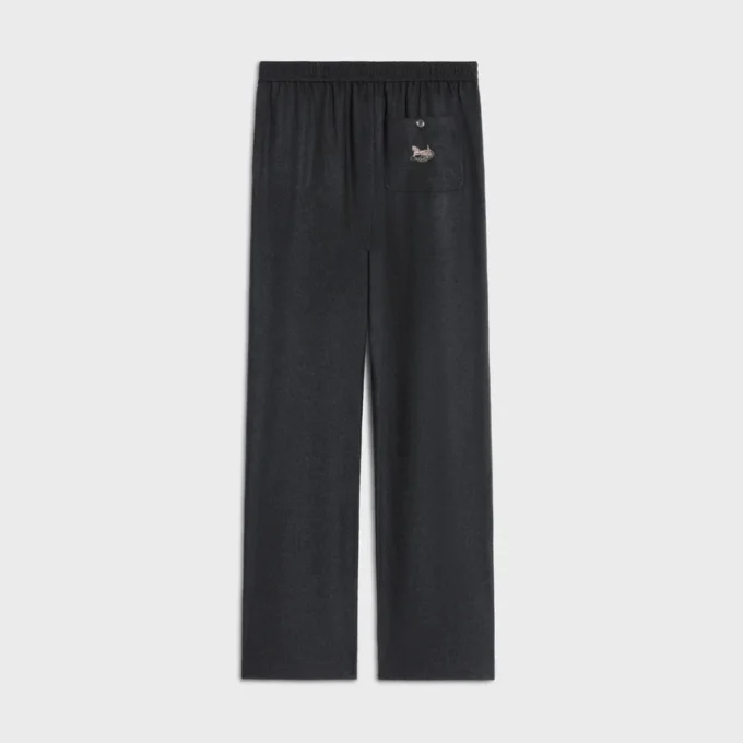 Trousers in Cashmere Flannel