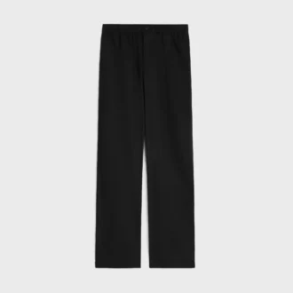 Trousers in Cotton and Linen Cloth Trousers in Cotton and Linen Cloth