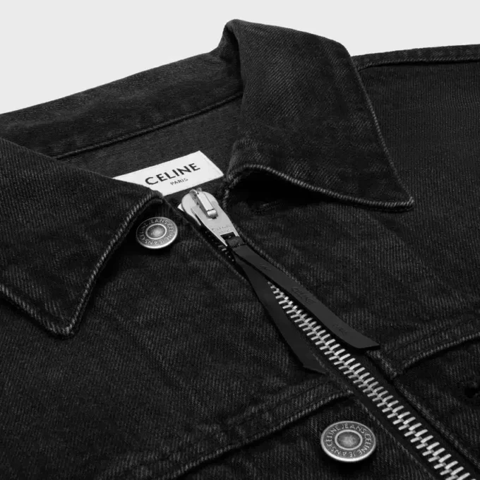 Trucker Jacket in Cotton Denim Trucker Jacket in Cotton Denim