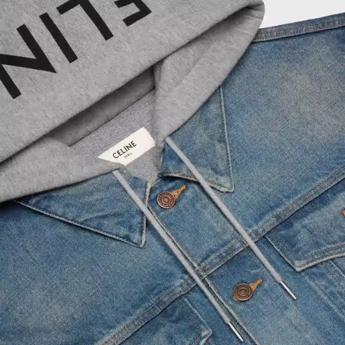 Trucker Jacket in Cotton Denim Trucker Jacket in Cotton Denim