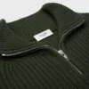 Trucker Sweater in Ribbed Wool