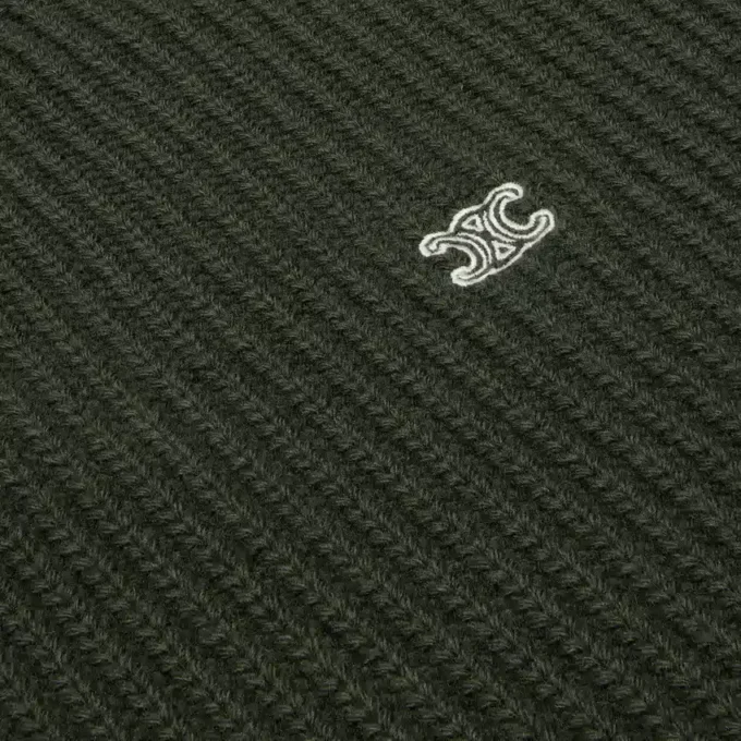 Trucker Sweater in Ribbed Wool