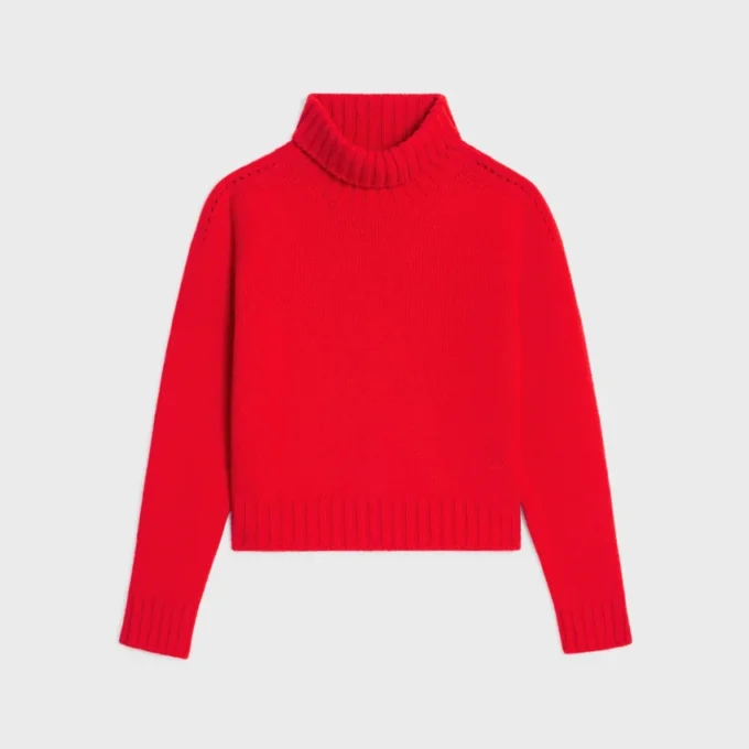 Turtleneck Sweater in Seamless Cashmere