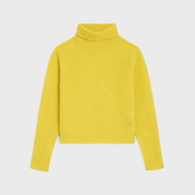 Turtleneck Sweater in Shetland Wool