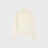 Turtleneck Top in Wool Jersey