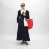 Large Drop Bucket Bag in Jacquard C Sulky Textile