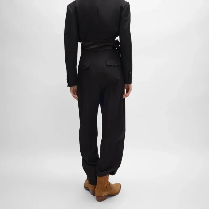 Tux Trousers in Wool Gabardine
