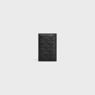 Vertical Card Holder in Calfskin with Triomphe Embossed Vertical Card Holder in Calfskin with Triomphe Embossed