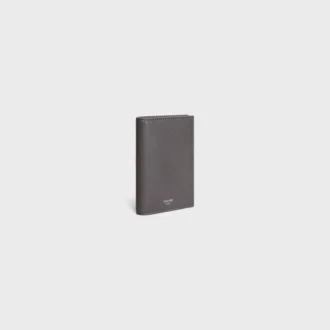 Vertical Card Holder in Grained Calfskin Vertical Card Holder in Grained Calfskin