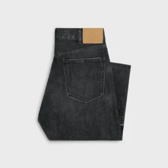 Wesley Jeans in Black Ice Rinse Wash Denim