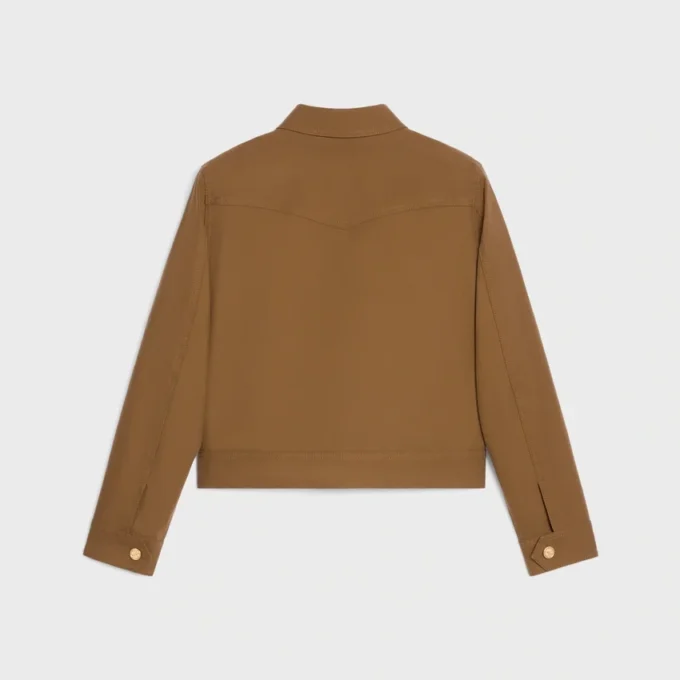 Western Blouson Jacket in Cotton Twill Western Blouson Jacket in Cotton Twill