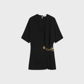 Wrap Dress in Cady