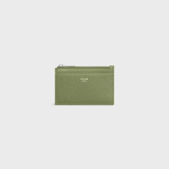 Zipped Card Holder in Grained Calfskin Zipped Card Holder in Grained Calfskin
