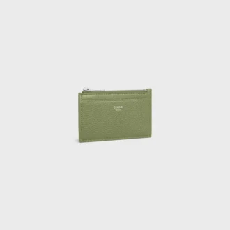 Zipped Card Holder in Grained Calfskin Zipped Card Holder in Grained Calfskin