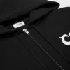 Zipped Hoodie in Cotton Fleece